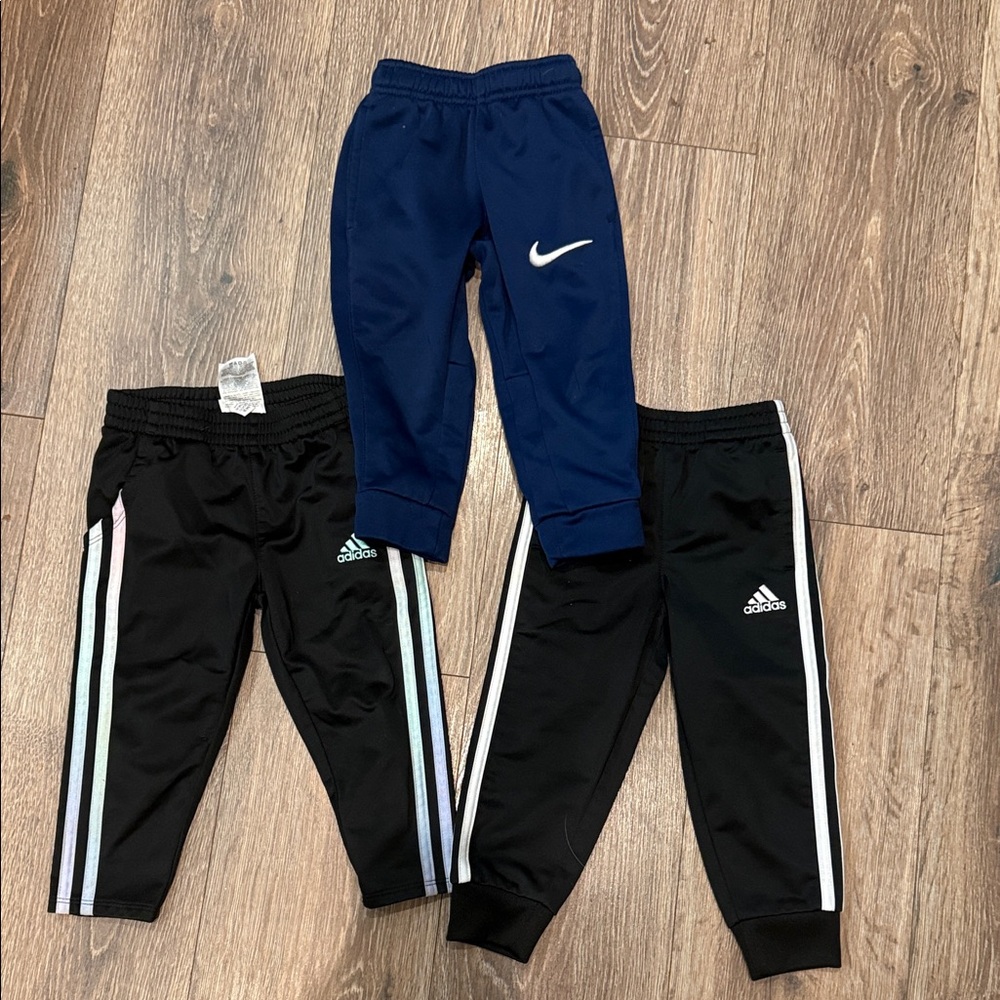 Toddler Adidas and Nike Joggers